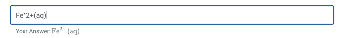 chemical notation multiple charge example