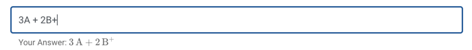 chemical notation multiple species example